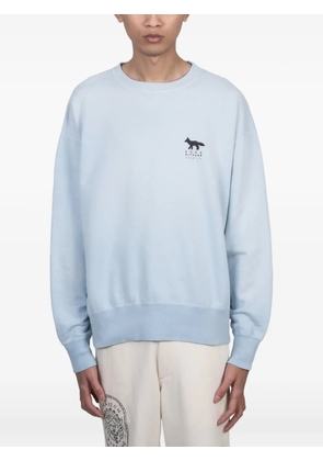 Maison Kitsuné x Kuro Sunfaded Fox sweatshirt - Blue