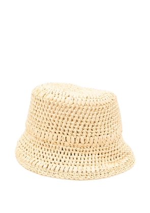 Max Mara woven bucket hat - Neutrals