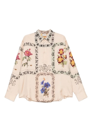 Pierre-Louis Mascia ALOEGOTS floral-print shirt - Neutrals