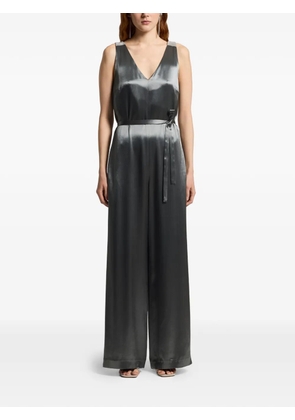 Peserico Shiny satin jumpsuit - Green