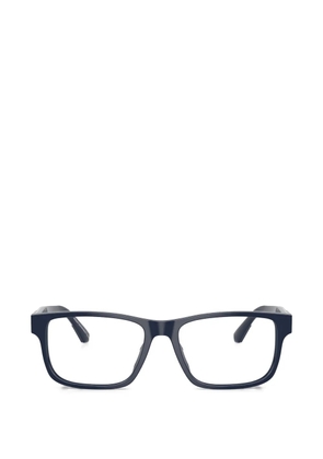Emporio Armani rectangle-frame glasses - Blue