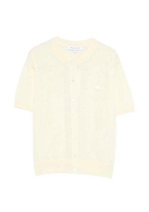 Maison Kitsuné logo-patch cardigan - Neutrals