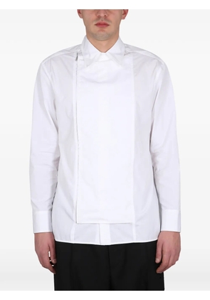 Jil Sander zip long-sleeve shirt - White