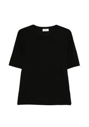 Soft Goat featherlight short-sleeve T-shirt - Black