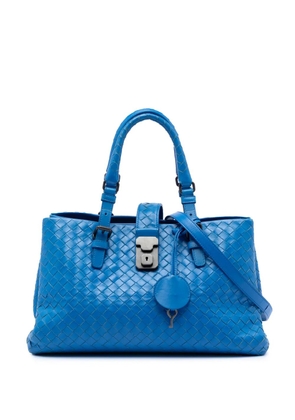 Bottega Veneta Pre-Owned 2012-2025 Small Nappa Intrecciato Roma satchel - Blue