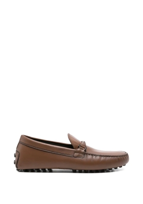 Tod's leather loafers - Brown