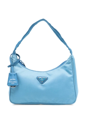 Prada Pre-Owned 2019-2026 Mini Tessuto Re Edition 2000 shoulder bag - Blue