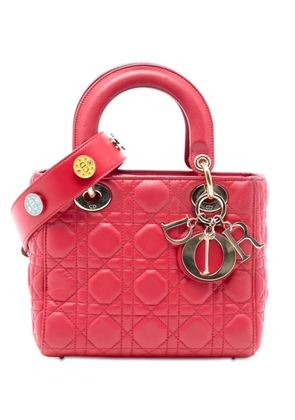 Christian Dior Pre-Owned 2018 Small Lambskin Cannage My ABCDior Lady Dior satchel - Pink