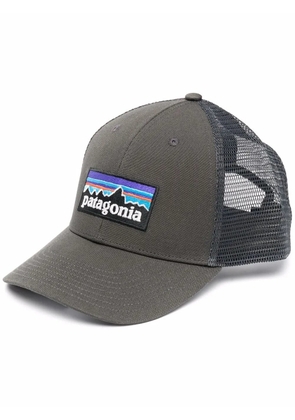 Patagonia logo-patch mesh-panel cap - Grey