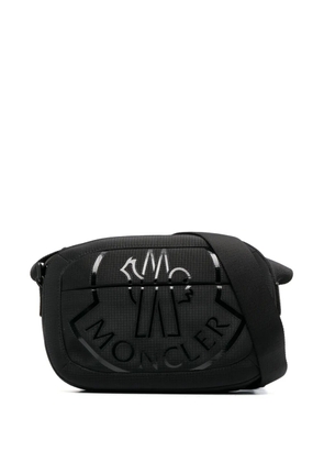 Moncler logo-print camera bag - Black