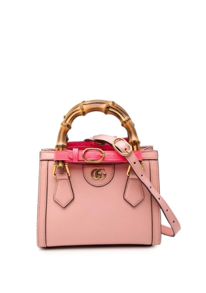 Gucci Pre-Owned 2016-2025 Mini Calfskin Bamboo Diana satchel - Pink