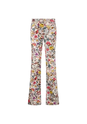 Roberto Cavalli Florentine Flowers trousers - Neutrals