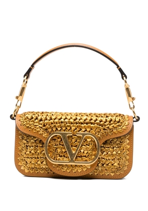 Valentino Garavani VLogo-appliqué mini bag - Gold