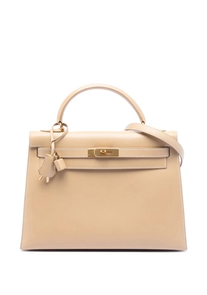 Hermès Pre-Owned 1996 Box Calf Kelly Sellier 32 satchel - Brown