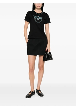PINKO beaded embellished T-shirt - Black