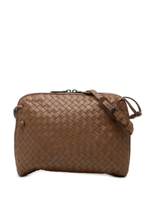 Bottega Veneta Pre-Owned 2012-2025 Nappa Intrecciato Nodini crossbody bag - Brown