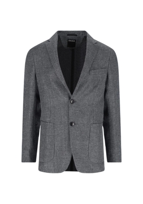 Zegna single-breasted blazer - Grey