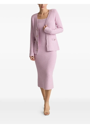 St. John mouliné-knit jacket - Pink