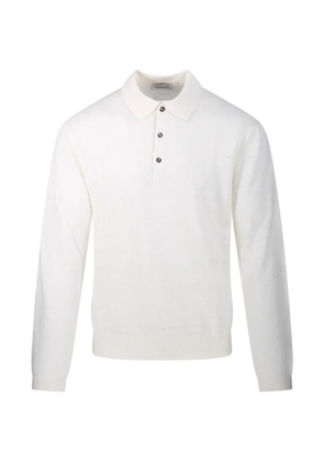 Diana Studio buttoned long-sleeved polo shirt - White