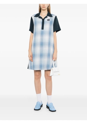 SPORT b. by agnès b. check panel dress - Blue