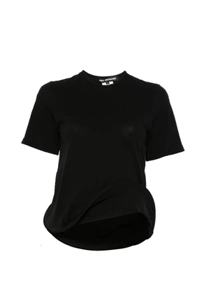 Junya Watanabe structured-hem T-shirt - Black