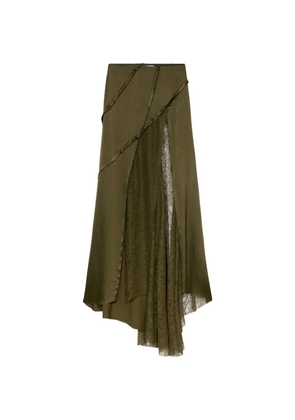 Blumarine lace-overlay skirt - Green