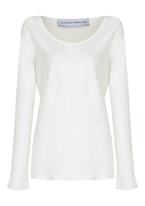 Gloria Coelho scoop-neck top - White