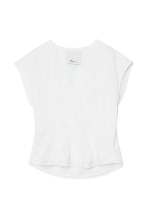 3.1 Phillip Lim floral V-neck blouse - White