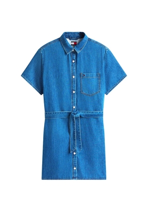 Tommy Hilfiger denim waist-tie dress - Blue
