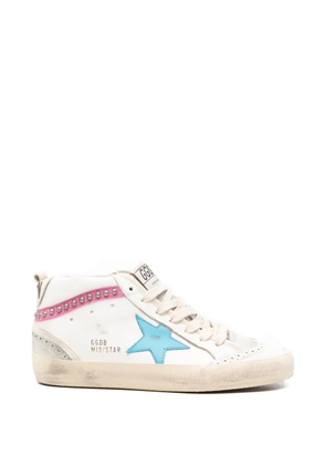 Golden Goose Mid Star leather sneakers - White