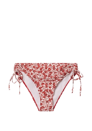 ISABEL MARANT floral tie side panties - Red