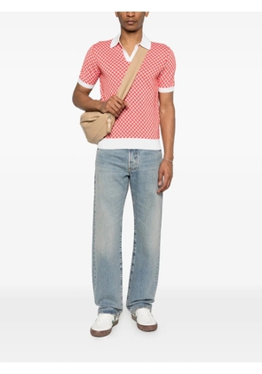 Drumohr geometric-pattern T-shirt - Red