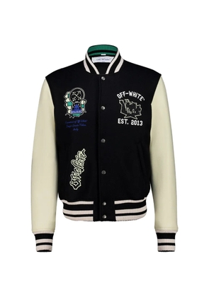Off-White Black Panthers varsity jacket