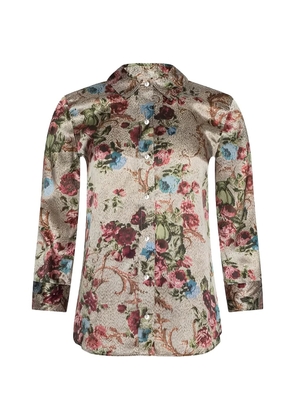 L'Agence Dani floral-print blouse - Neutrals