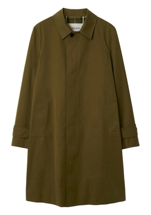 Burberry gabardine car coat - Green