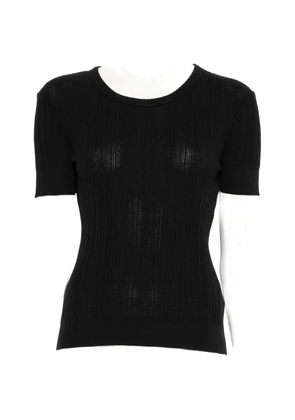 Drykorn Koaly ribbed short-sleeve T-shirt - Black
