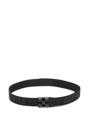 Off-White graphic buckle belt - Black