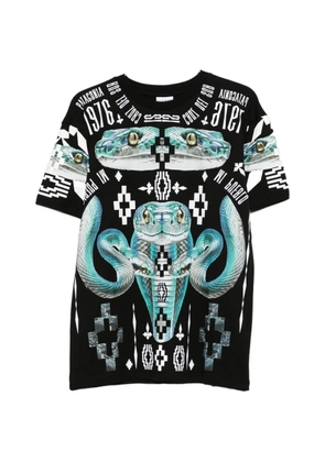 COUNTY OF MILAN snake-graphic T-shirt - Black