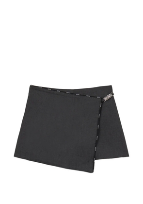 GCDS logo mini skirt - Grey