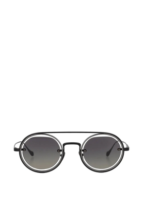 Giorgio Armani Pre-Owned pilot-frame sunglasses - Black