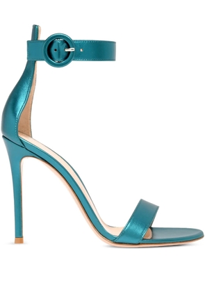 Gianvito Rossi buckle-detail ankle-strap sandals - Blue