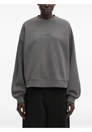 Carhartt WIP W Benton logo-detail sweatshirt - Grey