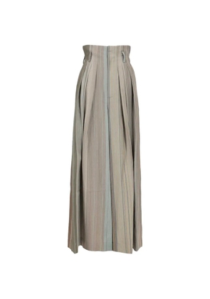 Vivienne Westwood striped bag trousers - Neutrals