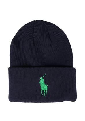 Polo Ralph Lauren logo beanie hat - Blue
