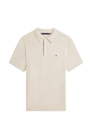 Tommy Hilfiger short-sleeve polo shirt - Neutrals