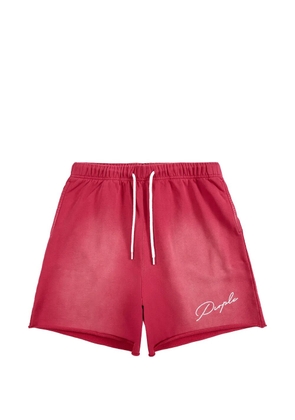 Purple Brand signature shorts - Red