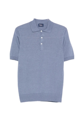 Drumohr linen polo shirt - Blue