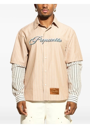GARCIAS striped oversized shirt - Neutrals