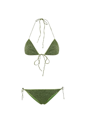 Oséree tie-fastening bikini - Green
