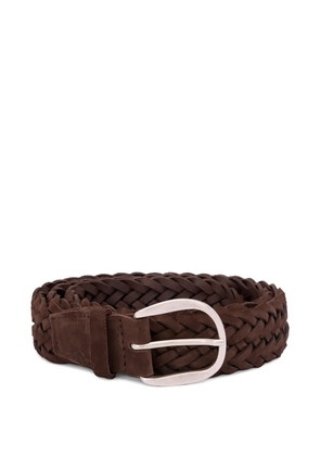 Orciani braided belt - Brown